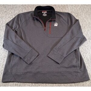 Duluth Trading Alaskan Hardgear Sweatshirt Men's 2XL 1/4 Zip Pullover Walking